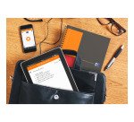Cahier spirale Oxford International Activebook B5 17,6 x 25 cm - petits carreaux - 160 pages