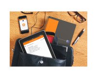 Cahier à spirales Oxford Activebook B5 17,6 x 25 cm - perforé 4 trous - blanc ligné - 160 pages