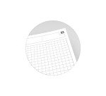 Cahier spirale Oxford International Activebook B5 17,6 x 25 cm - petits carreaux - 160 pages