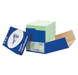Papel de colores A4 80 g Clairefontaine Trophée colores pastel - Caja de 2500 hojas