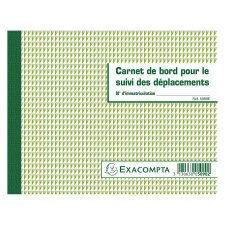 Carnet de bord suivi des déplacements Exacompta 5090E