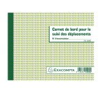 Carnet de bord suivi des déplacements Exacompta 5090E
