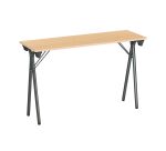 Table de formation pliante plateau hêtre L 120 x P 40 cm