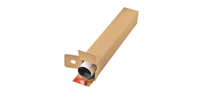 Tube carré d'expédition A1 - 61 x 10,8 x 10,8 cm
