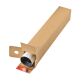 Tube d'expédition carré pour document roulé