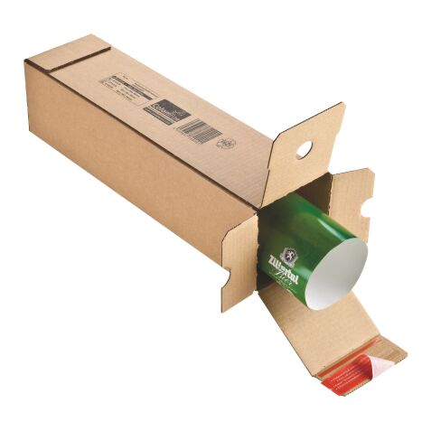 Tube d'expédition carré pour document roulé