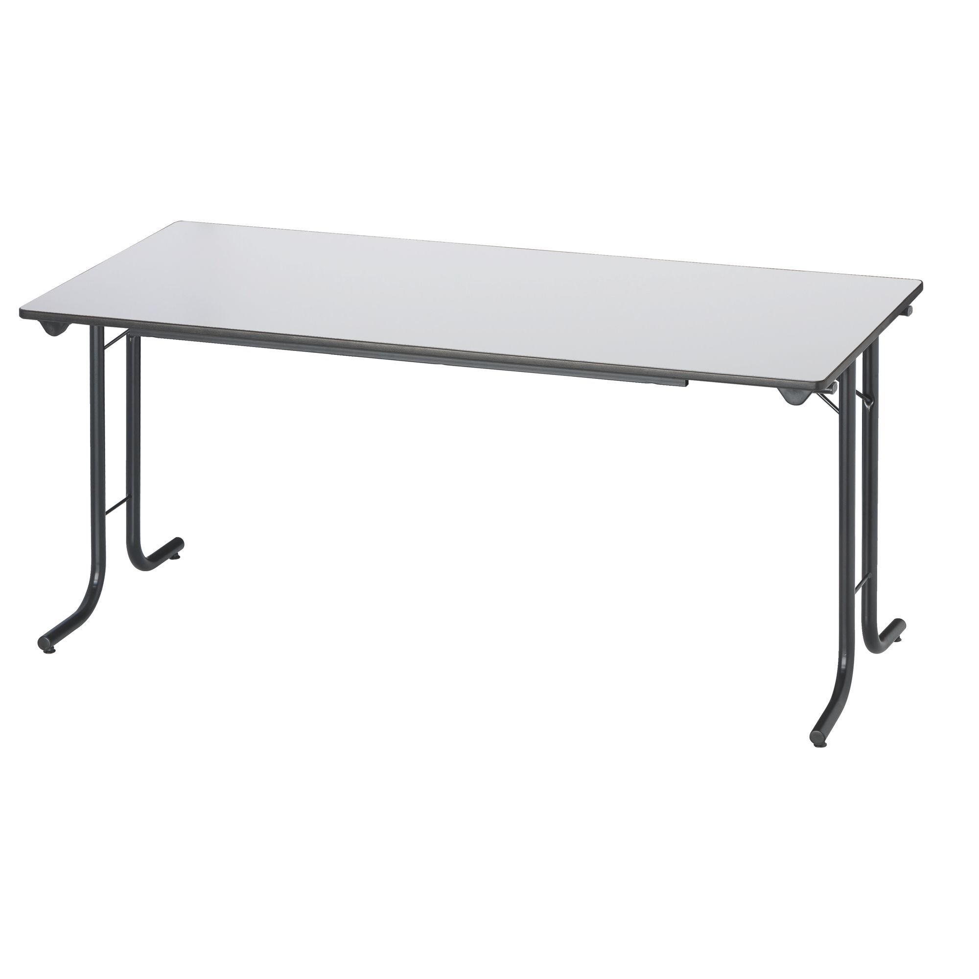 Mesa de reunión clasica plegable gris