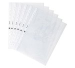 Pochettes perforées Bruneau A4 polypropylène lisse 7,5/100e - Boîte de 100