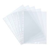 Box 100 sleeves, transparent, Bruneau A4 polypropylene 7,5/100