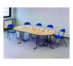 Table rectangulaire pliante plateau hêtre L 120 x P 70 cm - Classique