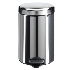 Papelera metálica con pedal 12L Brabantia NewIcon