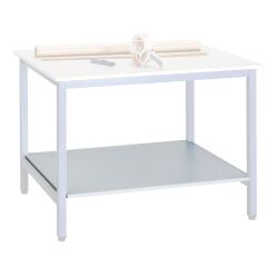 Balda inferior  120x80 cm para mesa de trabajo - Gris