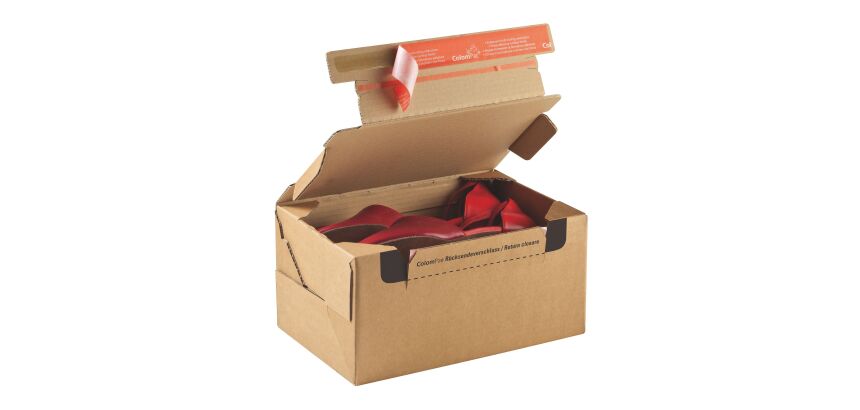 Boite postale carton modèle expédition et retour 28,2 x 19,1 x 14 cm