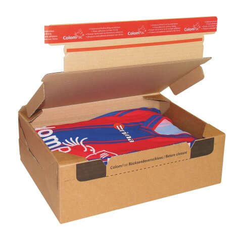 Postkiste Karton Modell senden und zurückgeben 28,2 x 19,1 x 9 cm