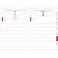 Agenda jounalier Exacompta 17 - année 2026 - 12 x 17 cm noir