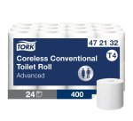Papier toilette double épaisseur Compact universel Tork - Carton de 24 rouleaux 400 feuilles