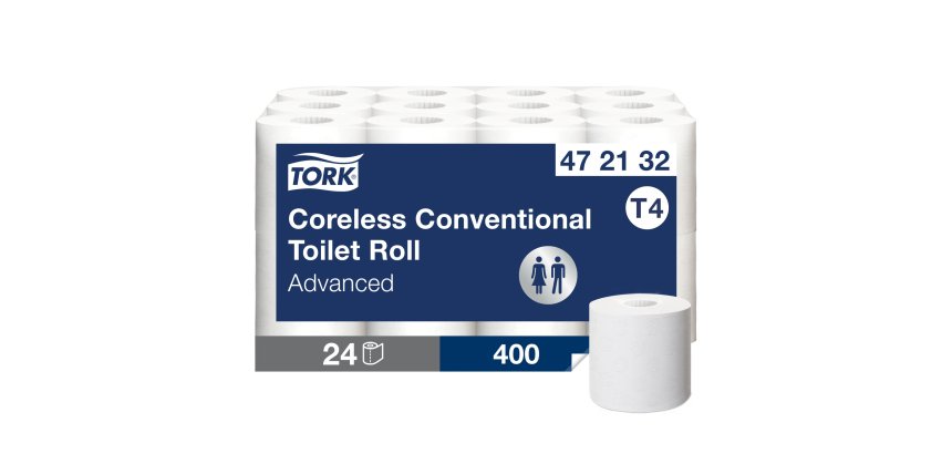Papier toilette double épaisseur Tork Advanced T4 - 24 rouleaux de 400 feuilles