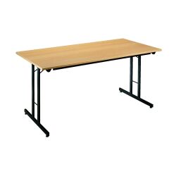 Table pliante multi-usages éco - plateau profondeur 80cm