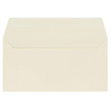 Enveloppe 110 x 220 mm Pollen Clairefontaine 120 g sans fenêtre ivoire - Boîte de 200