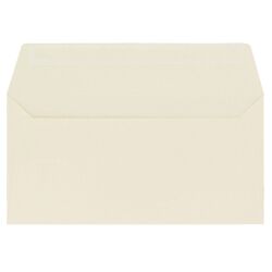 Enveloppe 110 x 220 mm Pollen Clairefontaine 120 g sans fenêtre ivoire - Boîte de 200