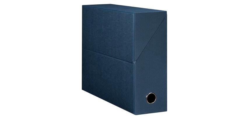 Boîte de classement carton Oxford dos 9 cm couleur