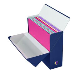 Klasseerdoos in karton Adine rug 9 cm gekleurd