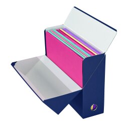 Boîte de classement carton Oxford dos 9 cm couleur