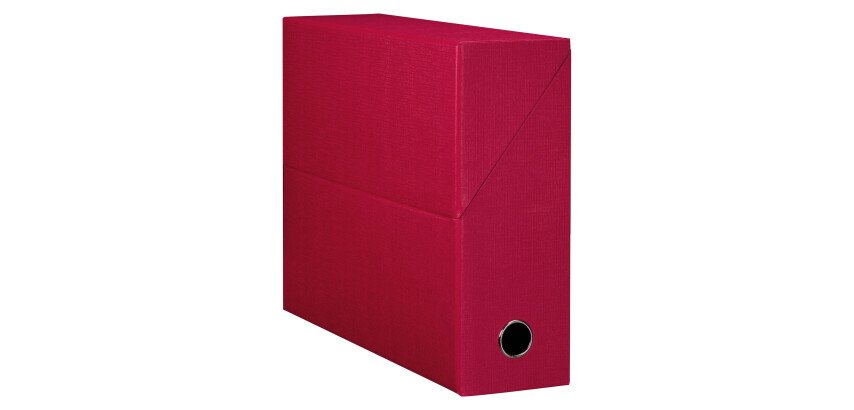 Boîte de classement carton Oxford dos 9 cm couleur