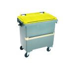 Conteneur à déchets 4 roues 1000 litres extérieur