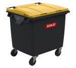Conteneur à déchets 4 roues 1000 litres extérieur