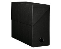 Boîte de classement carton papier grain toile dos 12 cm