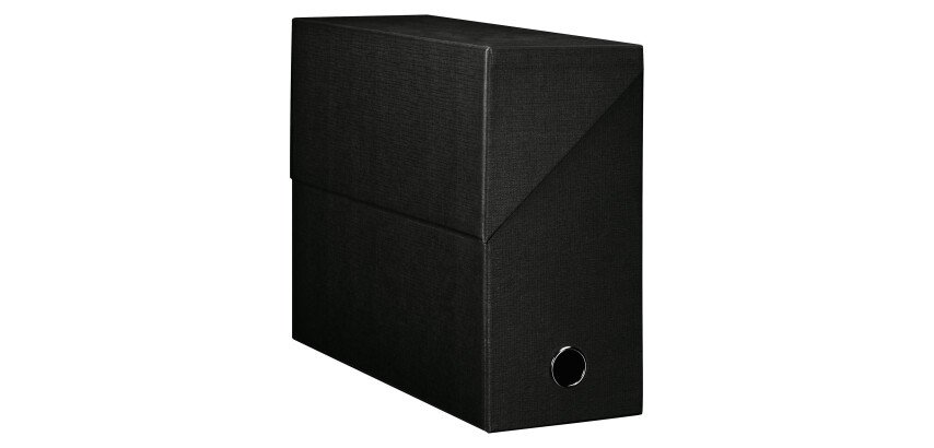 Boîte de classement carton Oxford dos 12 cm couleur