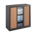 Armoires à rideaux Eco-conçue Décor Monobloc H100 x L 100