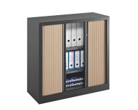 Armoires à rideaux Eco-conçue Décor Monobloc H100 x L 100