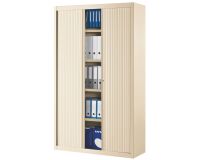 Schrank mit umweltfreundlichen Vorhängen, klassisches Monoblock-Design