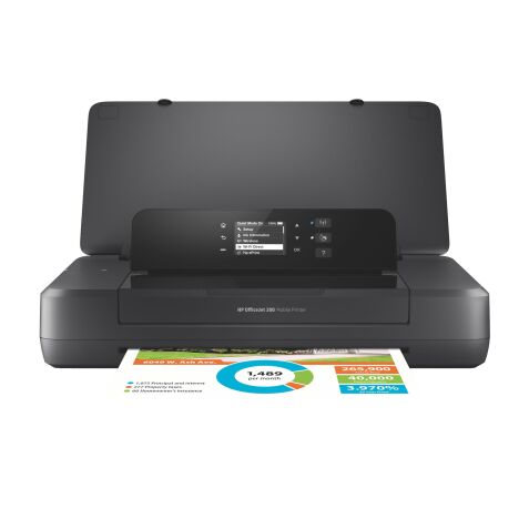 HP Imprimante jet d'encre portable A4 Wifi couleur OfficeJet 200