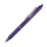 Stylo roller Pilot FriXion Ball Clicker effaçable rétractable violet pointe 0,7 mm - écriture fine