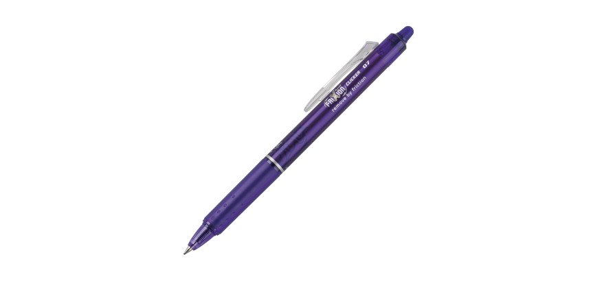 Stylo roller Pilot FriXion Ball Clicker effaçable rétractable pointe 0,7 mm - écriture fine