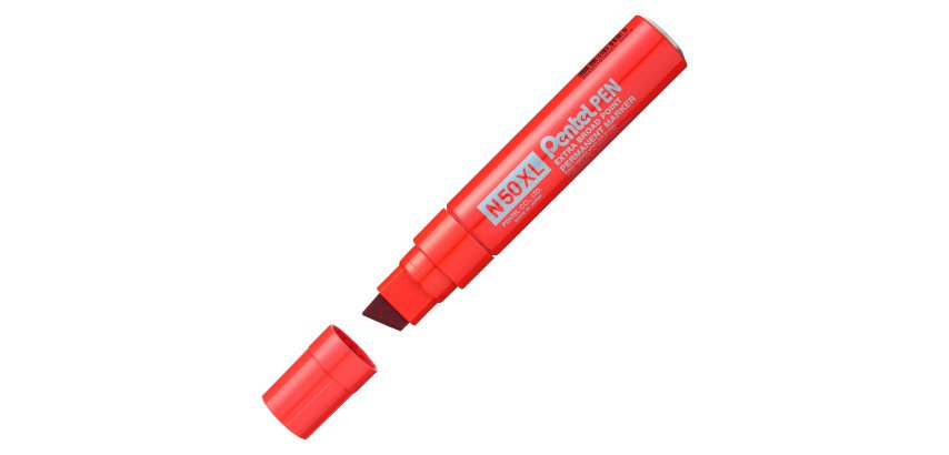 Permanent marker Pentel N50XL with slanted point from 8 to 15,4 mm 