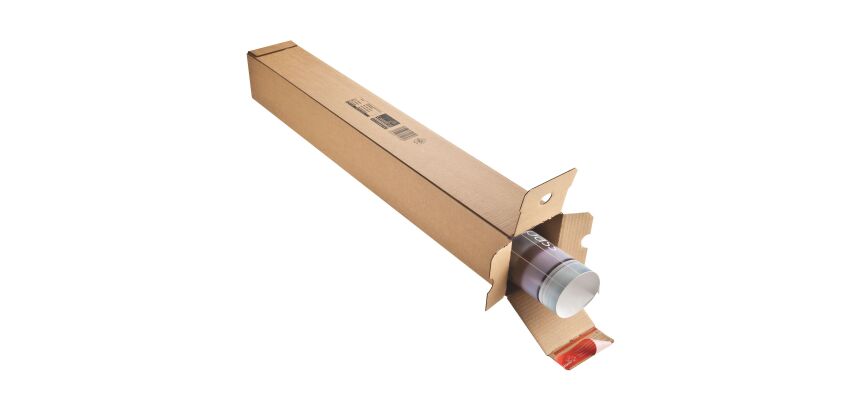 Tube carré d'expédition A0 - 86 x 10,8 x 10,8 cm