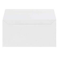 Envelope 110 x 220 mm Pollen Clairefontaine 120 g without window white - Pack of 20
