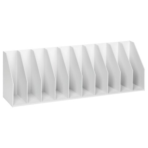 Trieur de classement vertical 10 cases fixes.