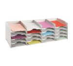 Bloc de classement 20 cases couleur