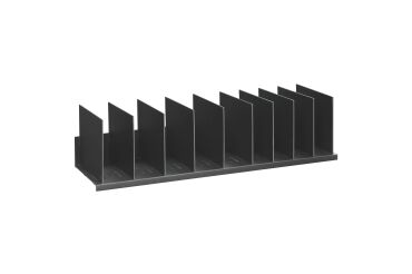 Trieur vertical noir réglable 10 séparations L 92 cm