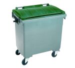 Conteneur à déchets 1000 litres extérieur 4 roues couleur