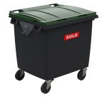 Conteneur à déchets 4 roues 1000 litres extérieur