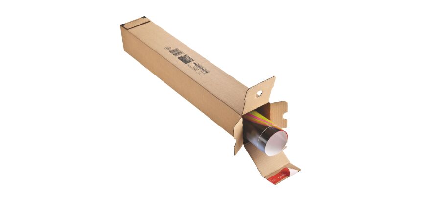 Tube carré d'expédition 70,5 x 10,8 x 10,8 cm