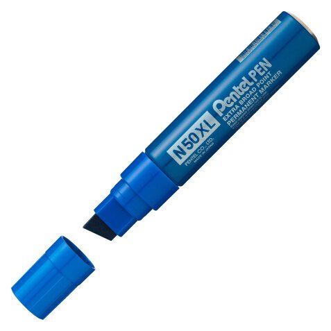 Permanente markter Pentel N50XL met schuine punt van 8 tot 15,4 mm