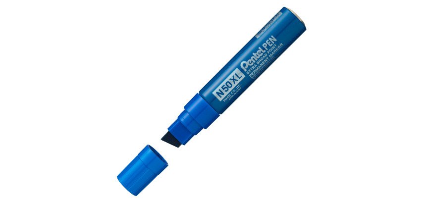 Permanent marker Pentel N50XL with slanted point from 8 to 15,4 mm 