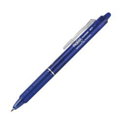 Pack van 12 balpennen Frixion Clicker Pilot blauw met 12 navullingen waarvan 6 gratis